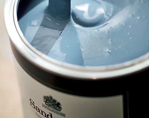 Sanderson paint colours available from Soft Options Honiton