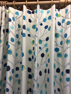 Hand sewn cartridge heading curtain heading