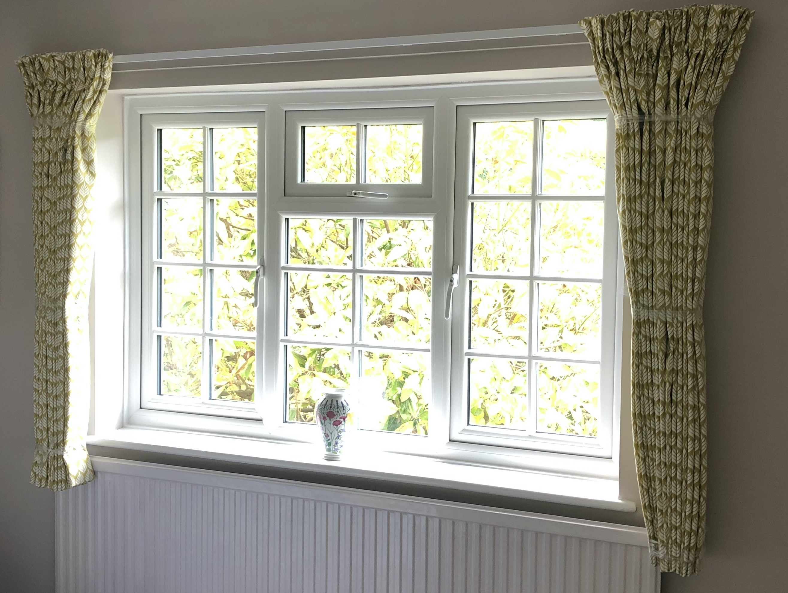 Classic pencil pleat curtains