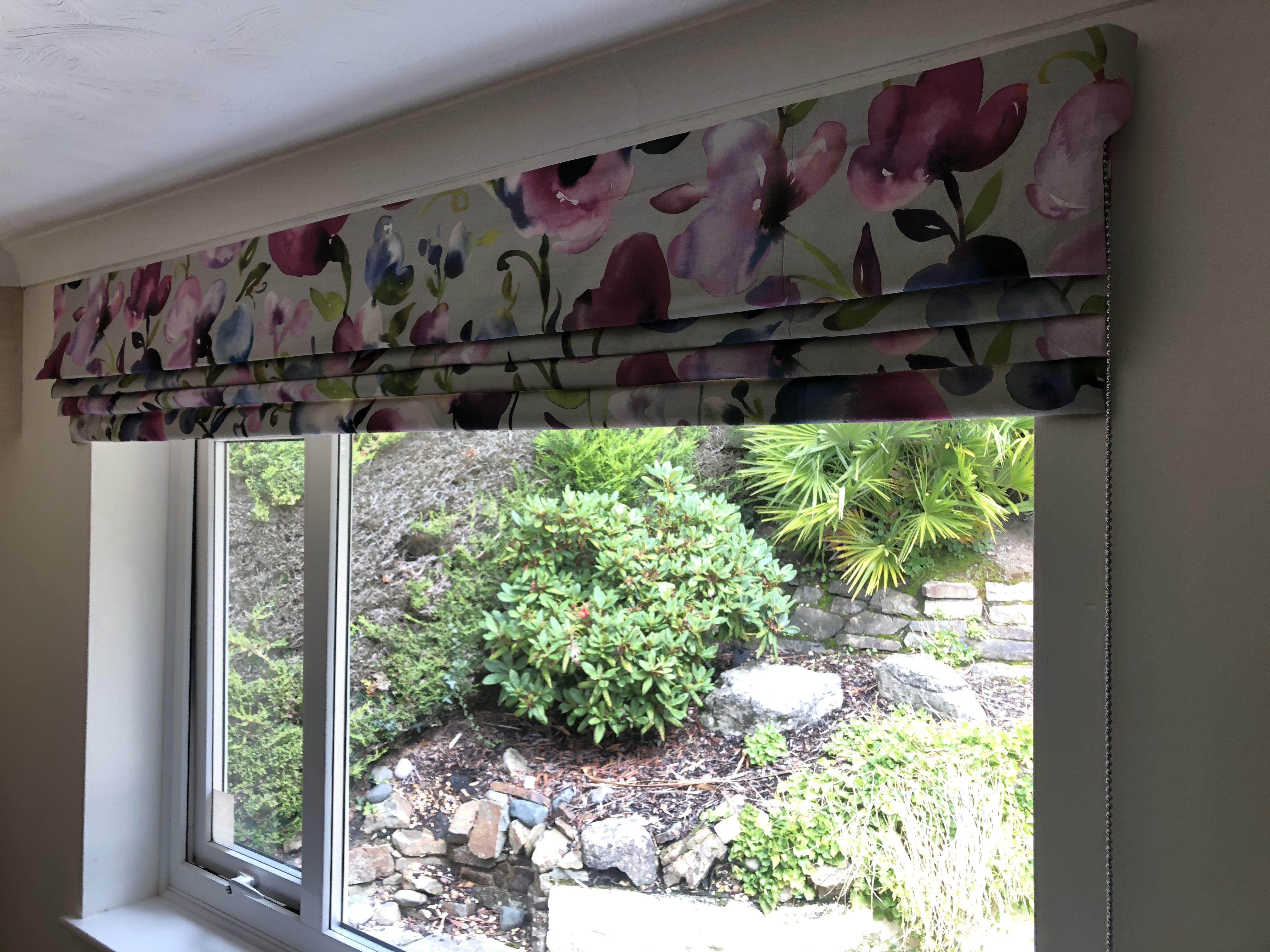 Handmade Roman blind